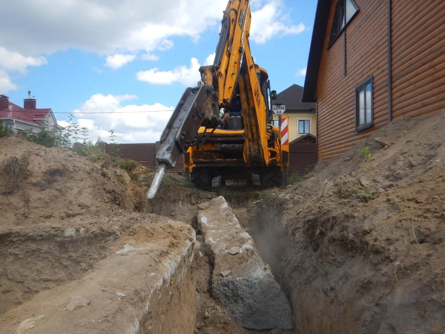 Демонтаж фундамента